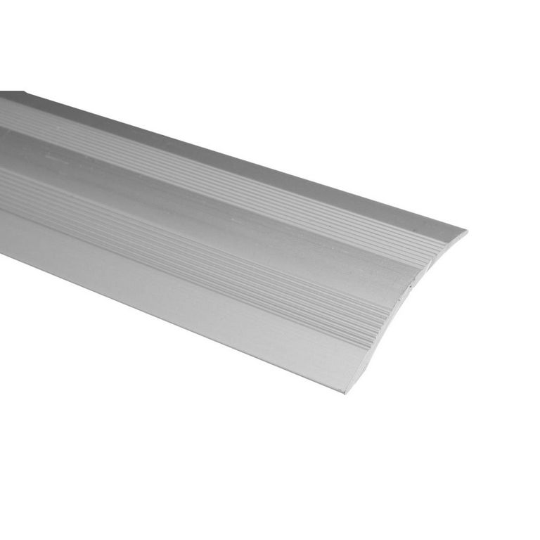 Trojan Universal Floor To Floor Coverstrip Aluminium - Silver